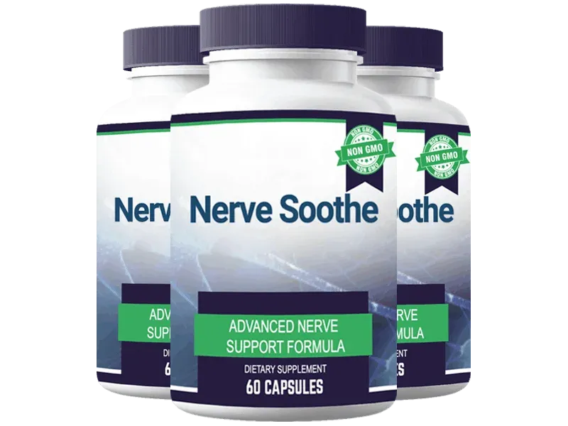 Nerve Soothe 3 Bottle Pack – Natural Nerve Health Supplement Deal